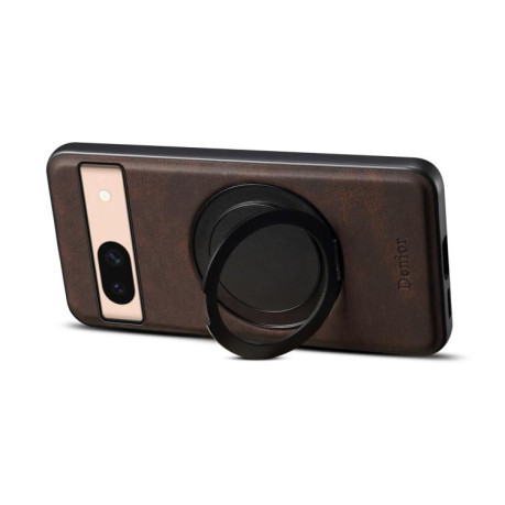 Чохол Denior A14 Skin Feel Rotating Holder MagSafe для Google Pixel 8a - коричневий