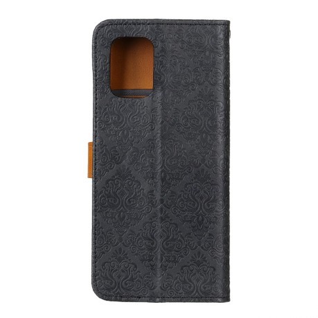 Чехол-книжка European Floral для Xiaomi Redmi Note 10/10s/Poco M5s - черный