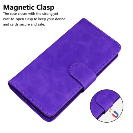 Чехол-книжка Skin Feel Pure Color Samsung Galaxy M33 5G - фиолетовый