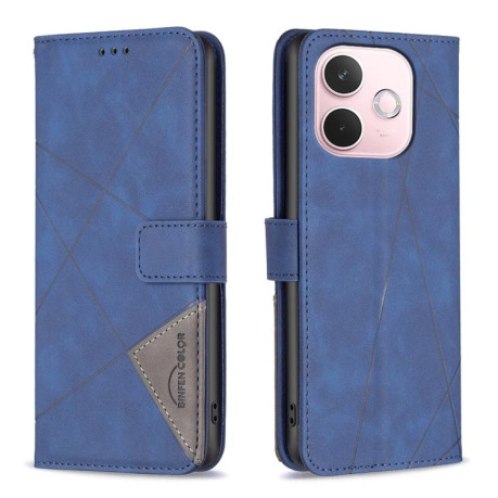 Чохол-книжка Rhombus Texture для OPPO A5 Pro 5G - синій