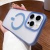 Чехол Dual-color MagSafe TPU Hybrid для iPhone 16 Pro - синий