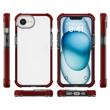 Чохол Acrylic + TPU Transparent для iPhone 16e - коричневий