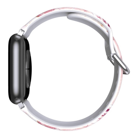 Силиконовый ремешок Breathable для Apple Watch 10 42mm/Series 8/7 41mm / 40mm / 38mm - Pink Marble
