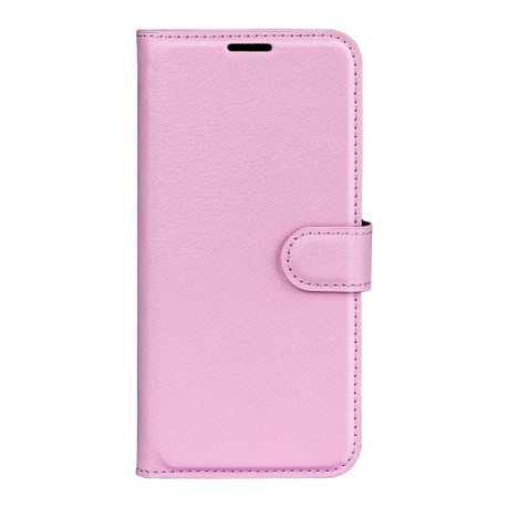 Чехол-книжка Litchi Texture на Samsung Galaxy M52 5G - розовый