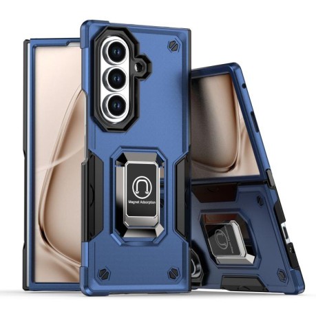 Протиударний чохол Non-slip Armor з підставкою на Samsung Galaxy Fold 7 5G - синій