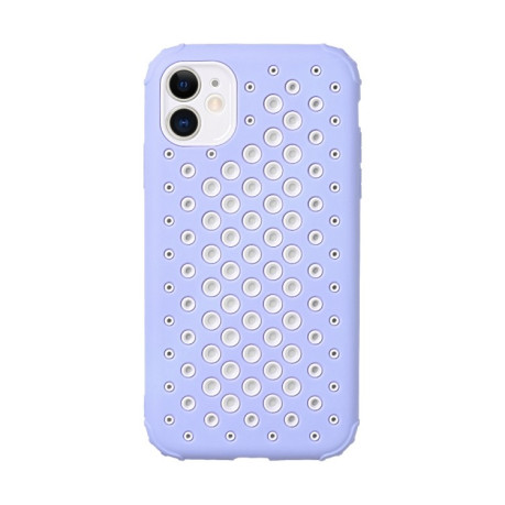 Противоударный чехол Heat Dissipation для iPhone 11 - фиолетовый