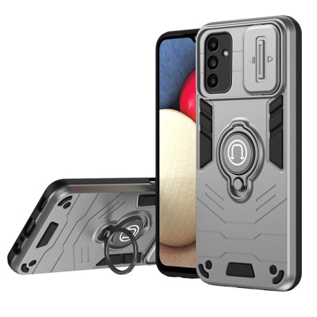 Протиударний чохол Sliding Camshield Ring Holder для Samsung Galaxy A16 5G - сірий