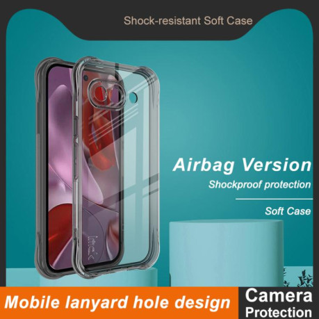 Чохол imak Shockproof Airbag для Google Pixel 9a - чорний