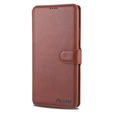 Чехол-книжка AZNS Calf Texture на Samsung Galaxy S10 Lite - коричневый