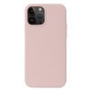 Силиконовый чехол Solid Color Liquid на iPhone 15 Pro Max - розовый