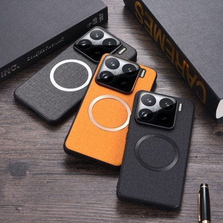 Чохол протиударний CD Magnetic Cloth Texture для Xiaomi 15 - чорний