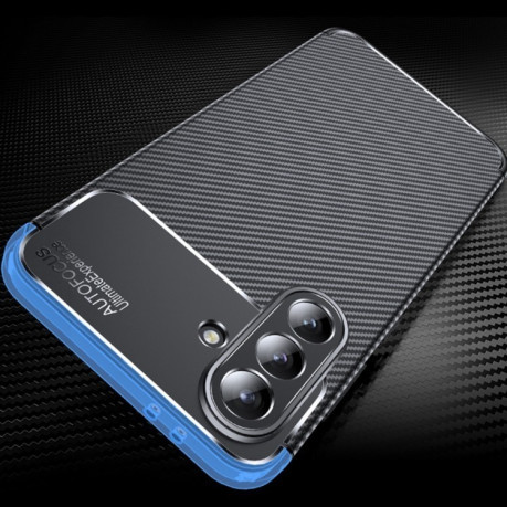 Ударозахисний чохол HMC Carbon Fiber Texture для Samsung Galaxy A36 5G - чорний