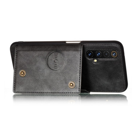 Противоударный чехол Magnetic with Card Slots на Realme X50/X3 - черный