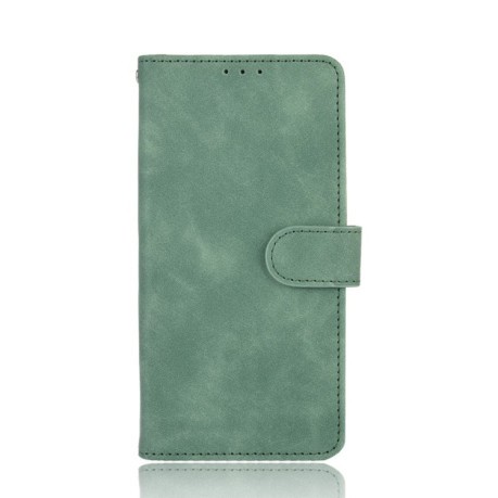 Чехол-книжка Solid Color Skin Feel на Xiaomi Mi Note 10 Lite - зеленый