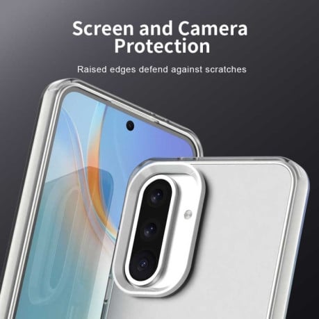 Противоударный чехол Candy Series для Samsung Galaxy A36 5G - белый