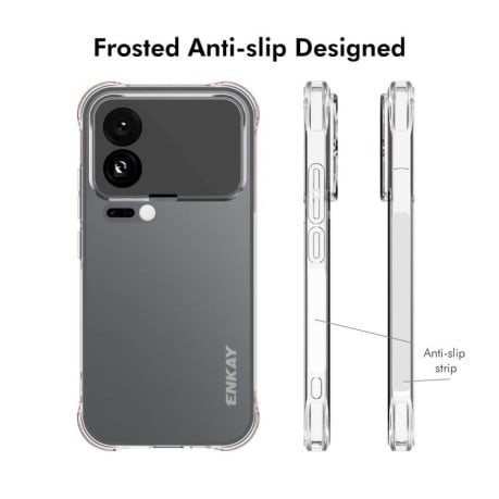 Силиконовый прозрачный чехол ENKAY Clear на Xiaomi 17 Global