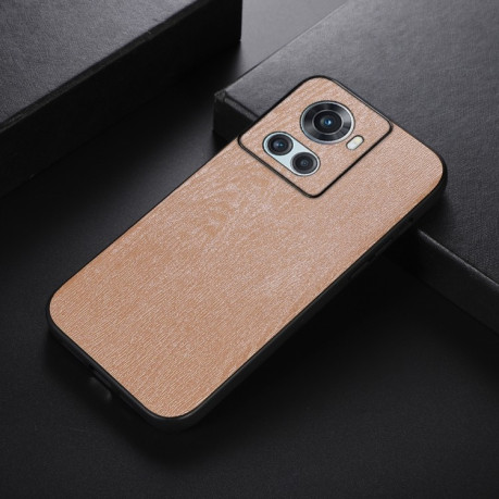 Противоударный чехол Wood Texture для OnePlus 10R / Ace - золотой