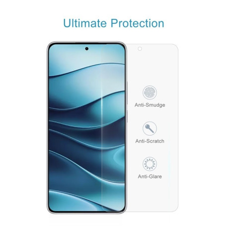 Защитное стекло 0.26mm 9H 2.5D на Xiaomi Redmi Note 14 4G/5G