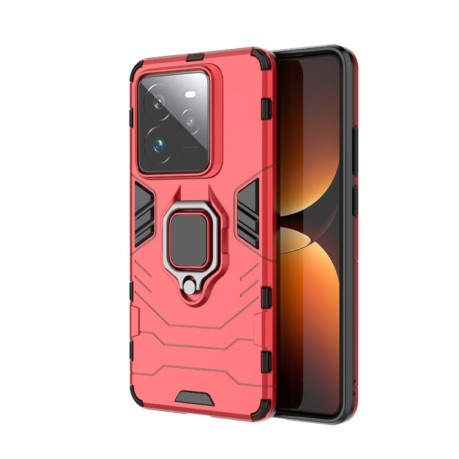 Протиударний чохол HMC 360 Degree Rotating Holder на Realme GT 7 Pro 5G - червоний
