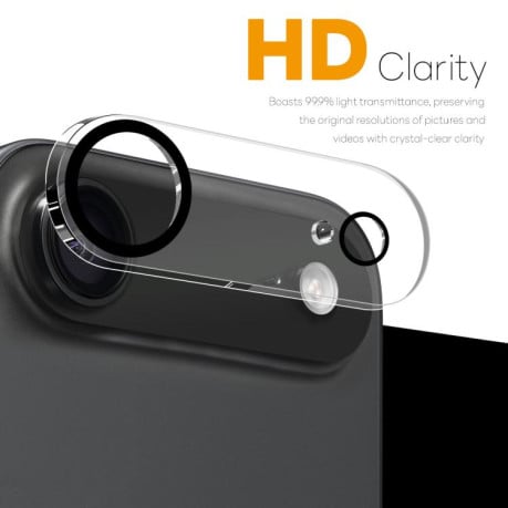 Комплект защитных стекл на камеру 2pcs NORTHJO Camera Lens Protector 3D Night Shot Tempered Glass на iPhone Air - черное