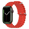 Силіконовий ремінець Ocean для Apple Watch Series 8/7 41mm/40mm/38mm - червоний