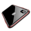 Удароміцний бампер Baseus Magnetite Hardware Case для iPhone X/XS -червоний