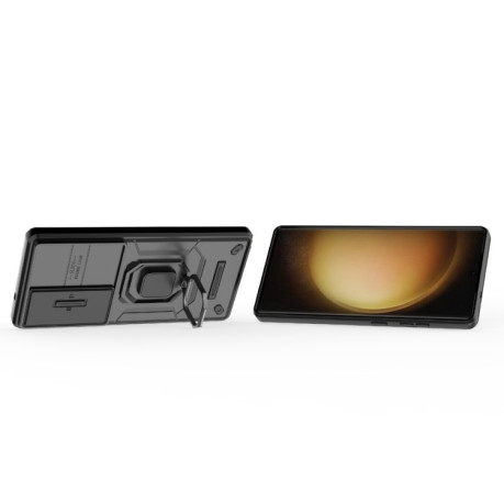 Протиударний чохол Sliding Camshield  для Samsung Galaxy S25 Ultra 5G - чорний