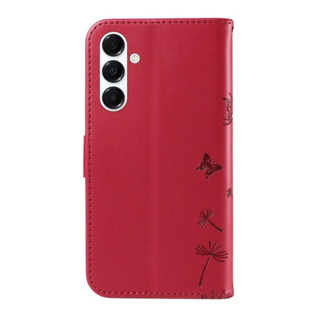 Чехол-книжка Dandelion Embossed Pattern Flip Leather для Samsung Galaxy A26 5G - красный