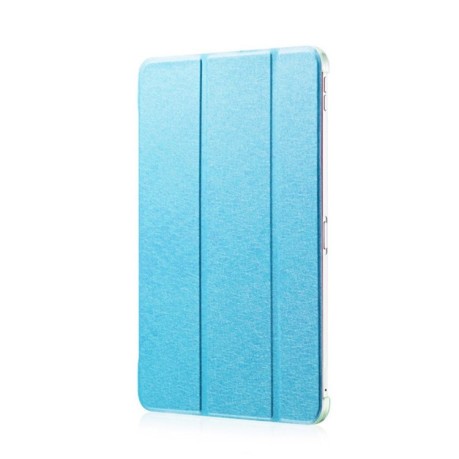 Чехол- книжка Silk Texture на iPad Air 13(2024)/Pro 12.9 (2018)- голубой