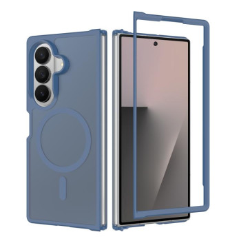 Ударостійкий гібридний чохол Skin Feel з MagSafe на Samsung Galaxy Fold8 Ultra 5G — синій