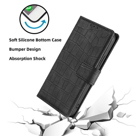 Чехол-книжка Skin Feel Crocodile Texture для Xiaomi Redmi A5 4G 171.7mm - черный