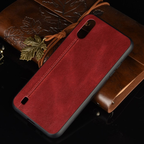 Ударозащитный чехол Sewing Cow Pattern на Samsung Galaxy M01-красный