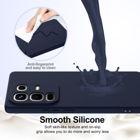 Силиконовый чехол Shockproof Silicone Magsafe для Infinix Note 50 4G / 50 Pro 4G - синий