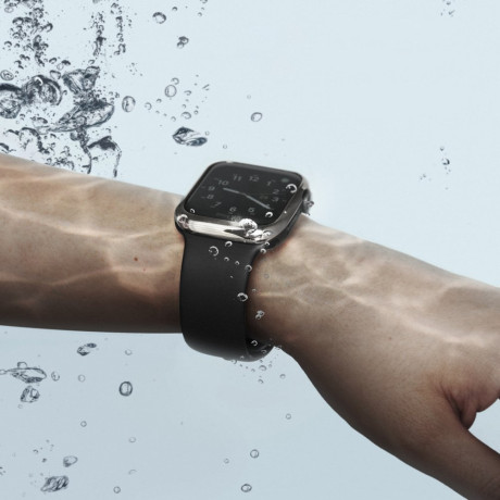 Металлическая накладка Ringke Bezel Styling для Apple Watch 6 / 5 / 4  / SE 44mm - черная