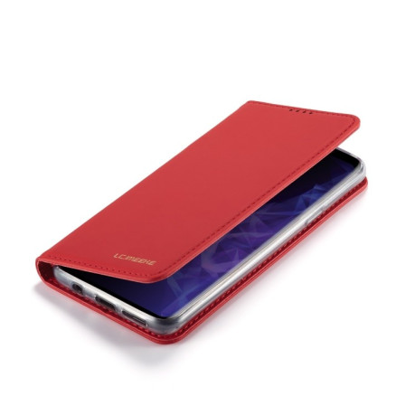 Чехол-книжка  LC.IMEEKE LC-002 на Samsung Galaxy S9+Plus/G965 -красный