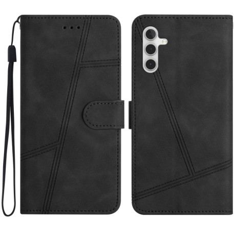 Чохол-книжка Stitching Skin Feel для Samsung Galaxy A56 5G - чорний