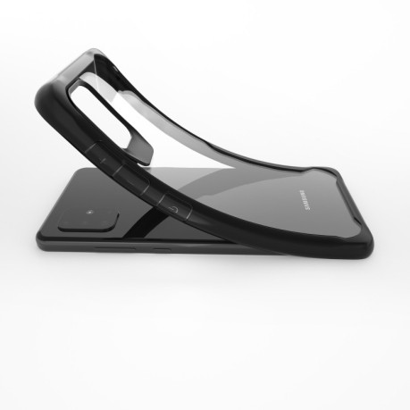 Противоударный чехол HMC на Samsung Galaxy A51-прозрачно-черный
