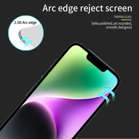 Защитное стекло MOFI 9H 3D Full Screen на iPhone 16e - черное