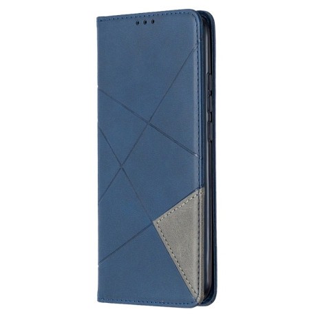Чехол-книжка Rhombus Texture на Xiaomi Redmi 9A - синий