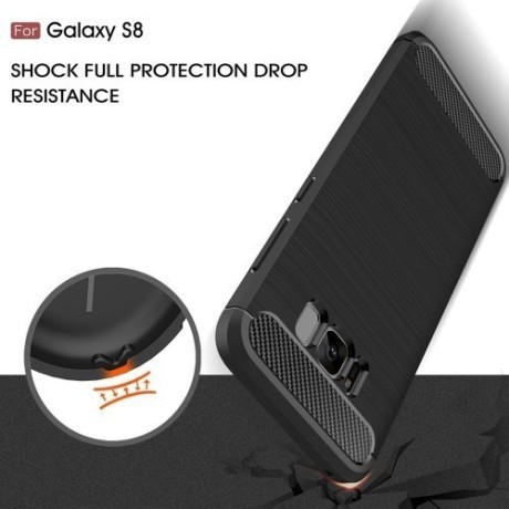 Протиударний чохол Rugged Armor Fiber для Samsung Galaxy S8/G950-чорний