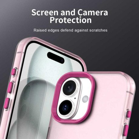 Противоударный чехол Candy Series для iPhone 17 - красный