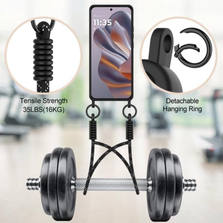 Силиконовый чехол Integrated Card Bag Solid Color Liquid Silicone на Motorola Edge 50 Neo / 60 Neo — чёрный