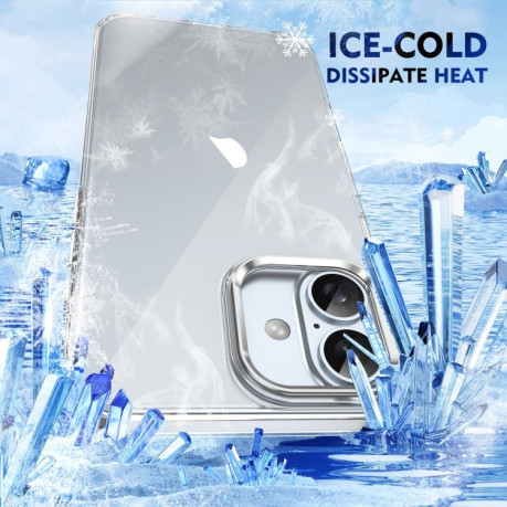 Протиударний чохол Ice Feel HD Full Coverage HD для iPhone 16 Plus - сріблястий