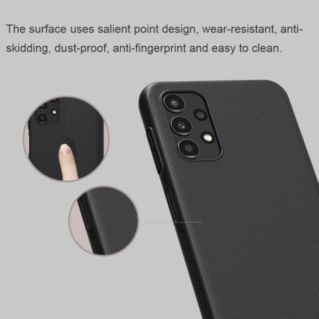 Чехол NILLKIN Frosted Shield Concave-convex на Xiaomi Poco X4 Pro 5G - черный