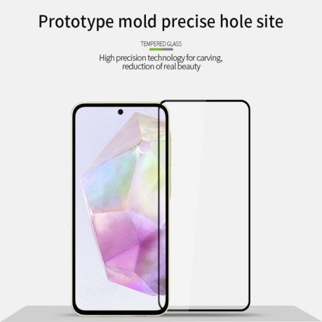 Захисне скло MOFI 9H 3D Full Screen для Samsung Galaxy A36/A56 - чорне