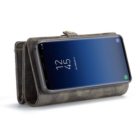 Кожаный чехол-кошелек CaseMe на Samsung Galaxy S9+/G965  Detachable Multifunctional черный