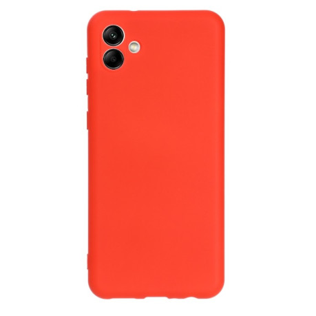 Силиконовый чехол Solid Color Liquid Silicone на Samsung Galaxy A04 - красный