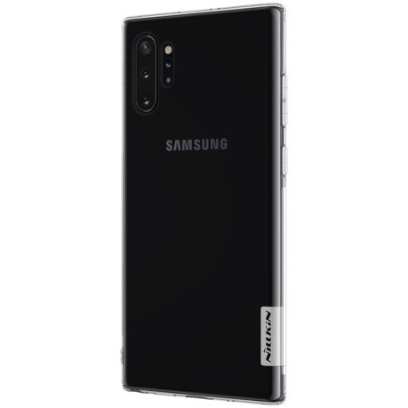 Силиконовый чехол (TPU) NILLKIN Nature на Samsung Galaxy Note 10 Plus-прозрачный