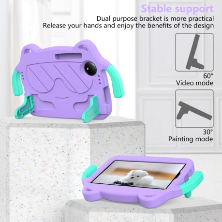 Протиударний чохол Ice Baby EVA Shockproof Hard для Xiaomi Redmi Pad 4G SE 8.7 2024 - Light Purple+Mint Green