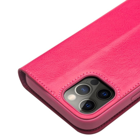 Чехол-книжка QIALINO Classic Case для iPhone 12 Pro Max - пурпурно-красный